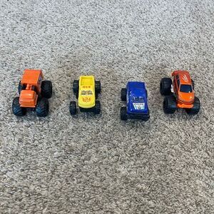 Small Monster Trucks 3" Set of 4